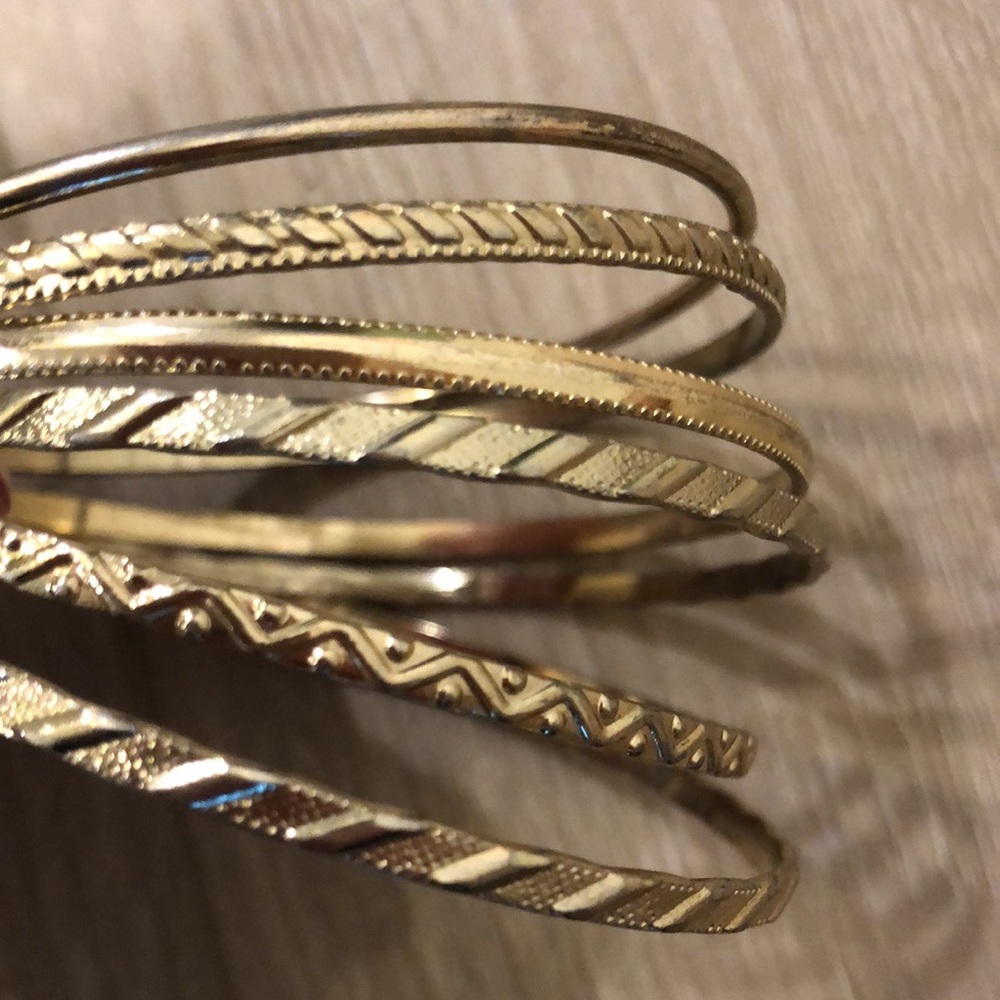 Gold Bangle Bracelets